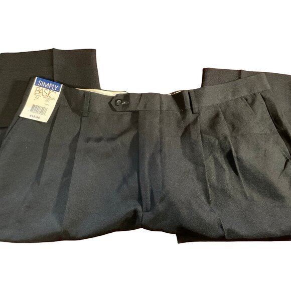 Black Pleated Front Dress Pant - Picture 3 of 3